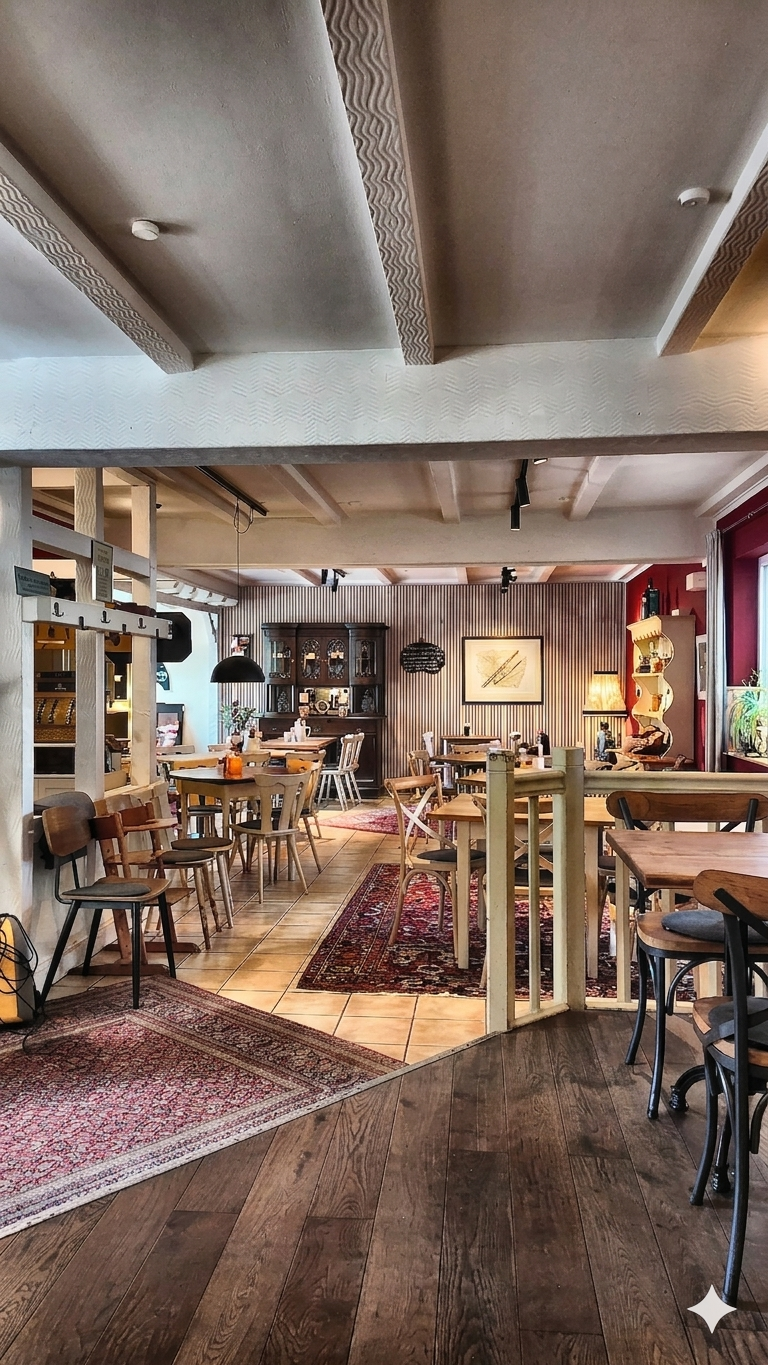 Gemütliches Restaurant-Interieur